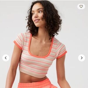 OFFLINE By Aerie Seamless Rib Scoop T-Shirt